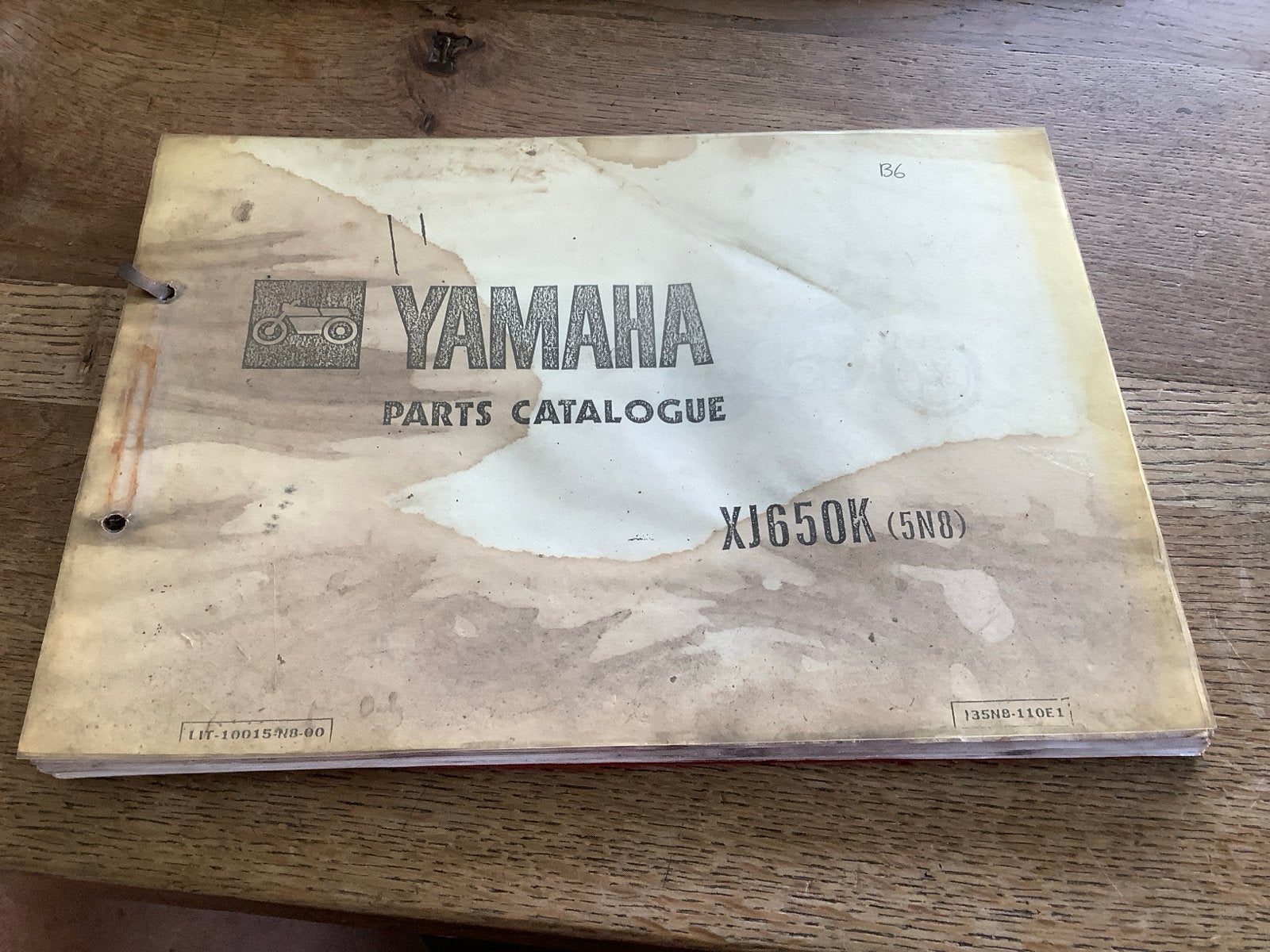 Yamaha XJ650K (5N8) Onderdelencatalogus., Verzenden, Yamaha