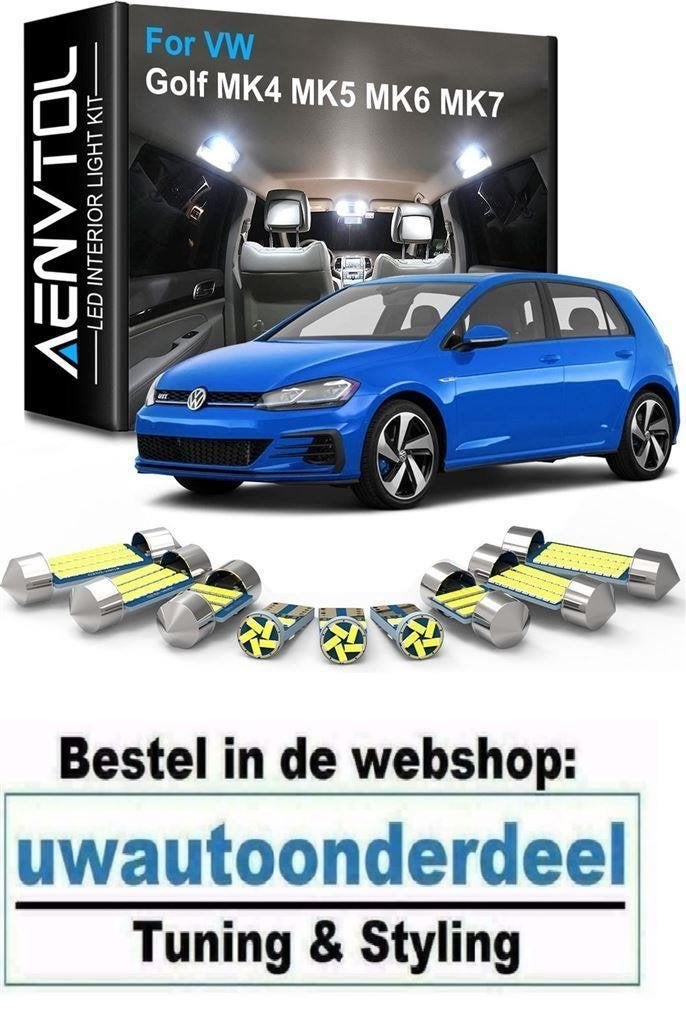 Led Interieur Verlichting 6000K Geschikt Voor VW Golf 5, Verzenden, Automotive Parts, A.parts@hotmail.nl, Trasmolenlaan 12 3447 GZ Woerden