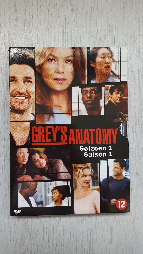 DVD Grey's Anatomy - seizoen 1, Engels, Seizoen 1, Drama, Nederlands