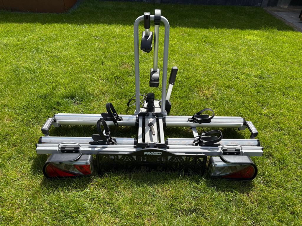 Pro User Diamant 2 fietsendrager voor 2 e-bikes (tot 60kg), Auto diversen, Fietsendragers, Ophalen, Zo goed als nieuw, 2 fietsen