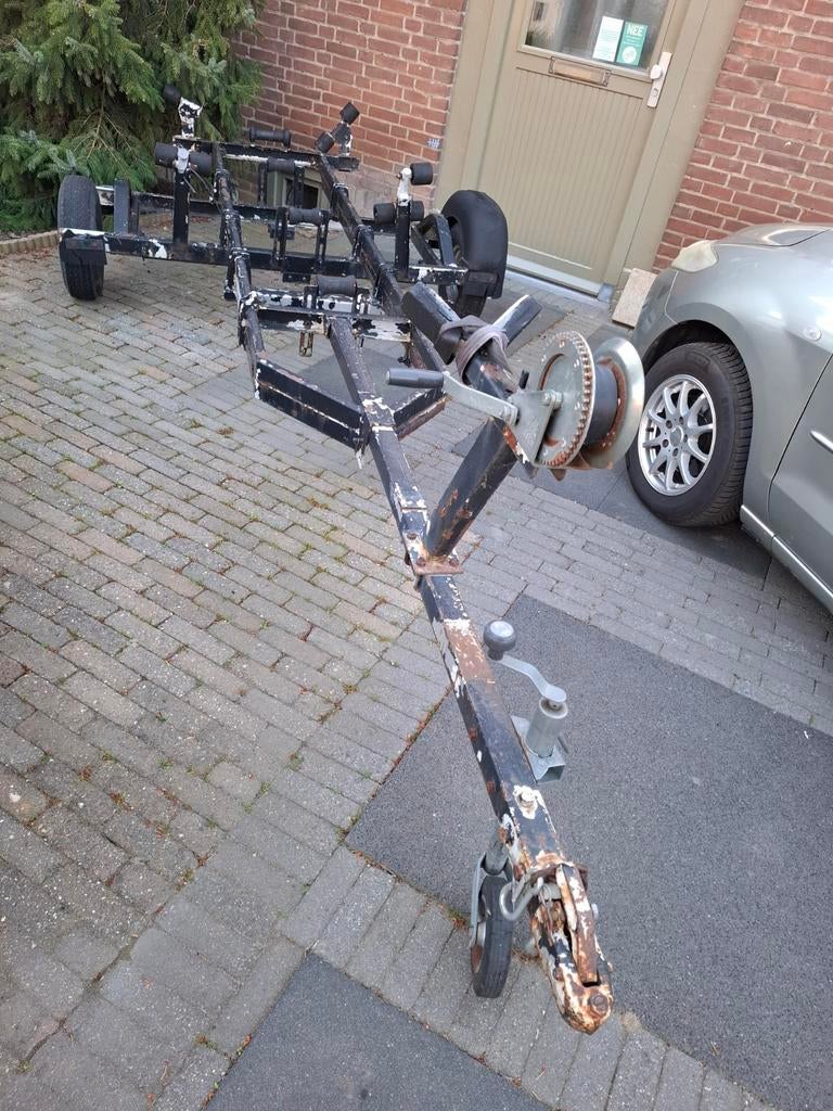 Trailer voor rubberboot, Watersport en Boten, Rubberboten, Zo goed als nieuw, Overige merken, Overige materialen, Minder dan 70 pk