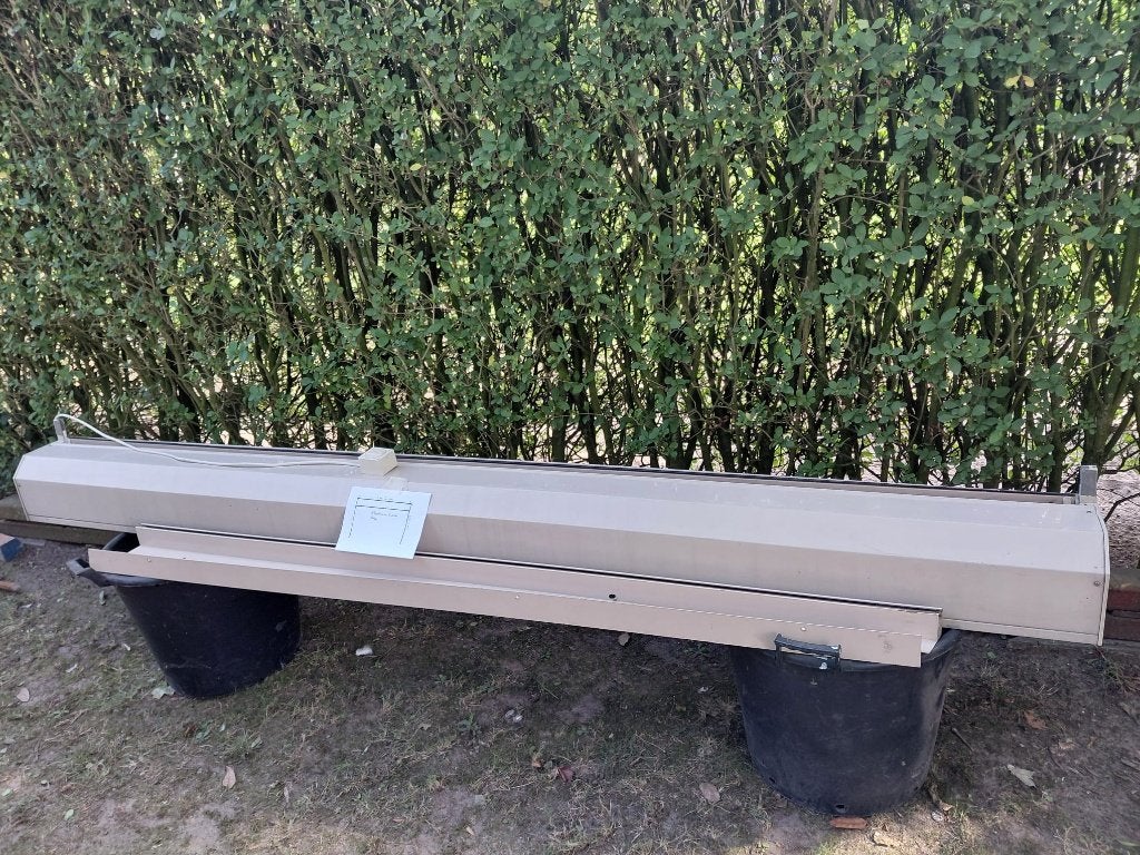 rolluik elektrisch Beige, Ophalen, Gebruikt, 200 cm of meer, Minder dan 100 cm
