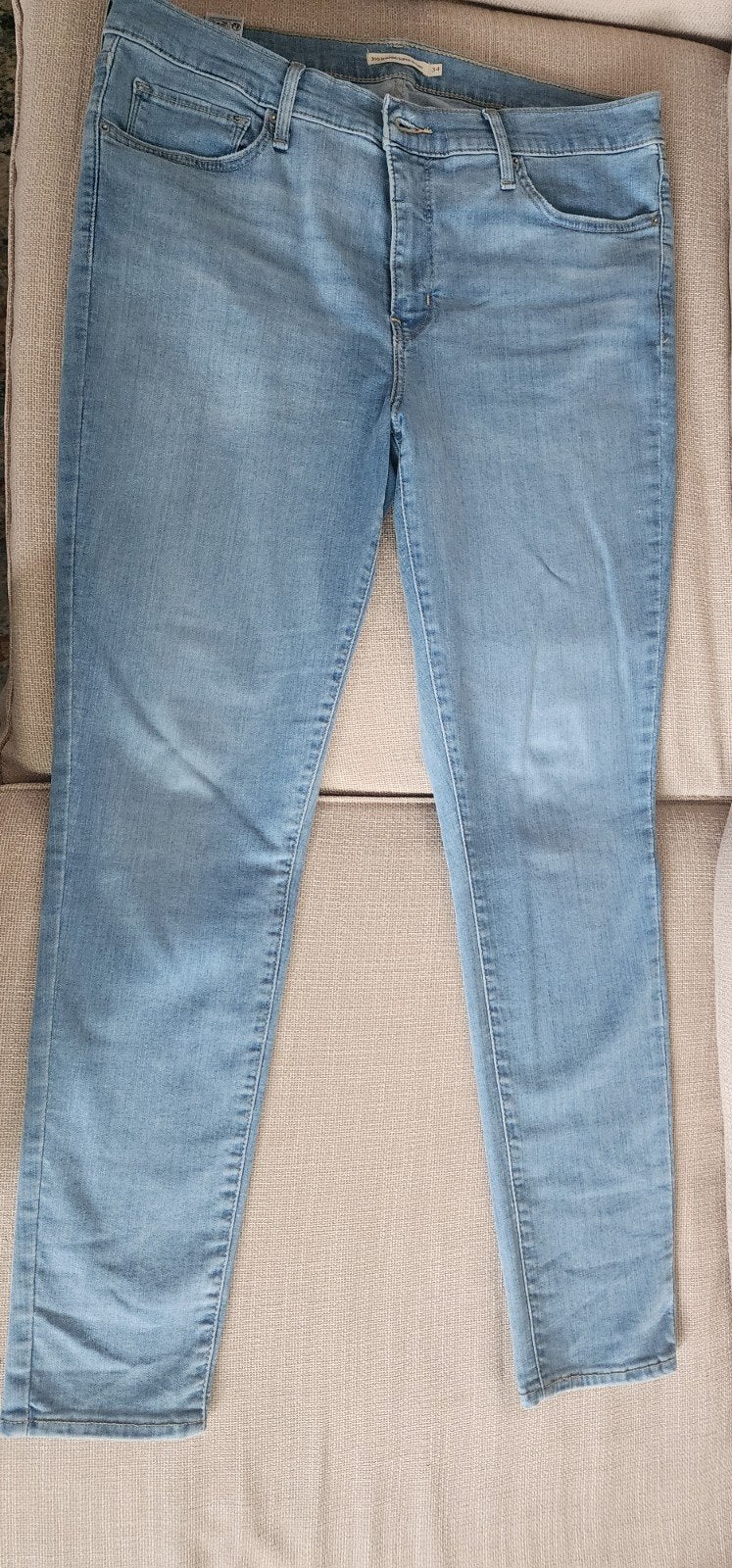 Levi's Shaping Super Skinny - 34 Waist, Levi's, Ophalen, Zo goed als nieuw, Blauw