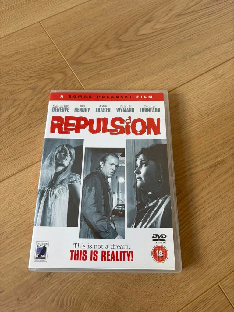 Repulsion Polanski DVD, Ophalen of Verzenden, Zo goed als nieuw, Actie en Avontuur, Alle leeftijden