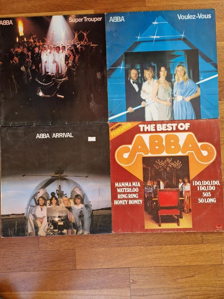 Verzameling LP's: ABBA, Thijs van Leer, BZN, Ophalen, Gebruikt, 12 inch