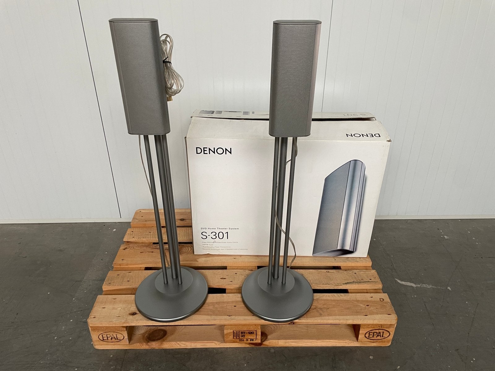 Denon S-301 S301 Speakers Speakerstandaard ASF-S07 Standaard, Zo goed als nieuw, 5.1-systeem, Overige spelers, Ophalen