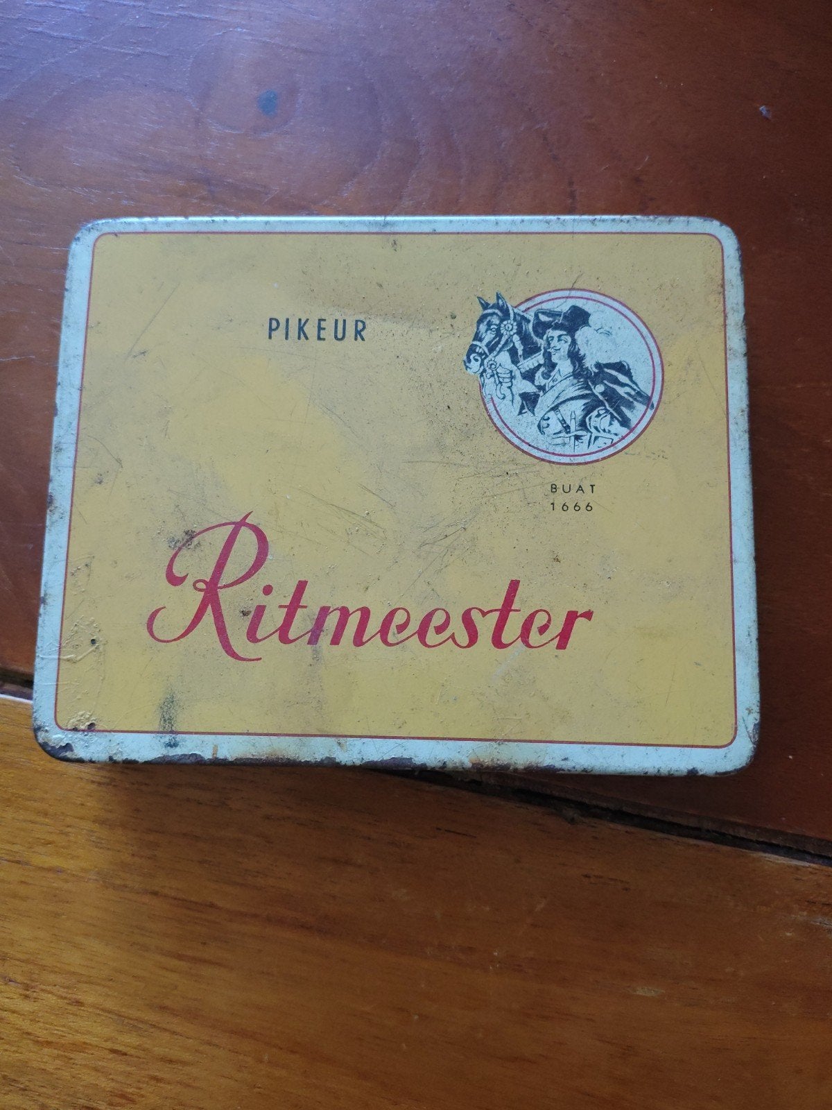 Vintage Ritmeester Pikeur blik - Buat 1666, Ophalen of Verzenden