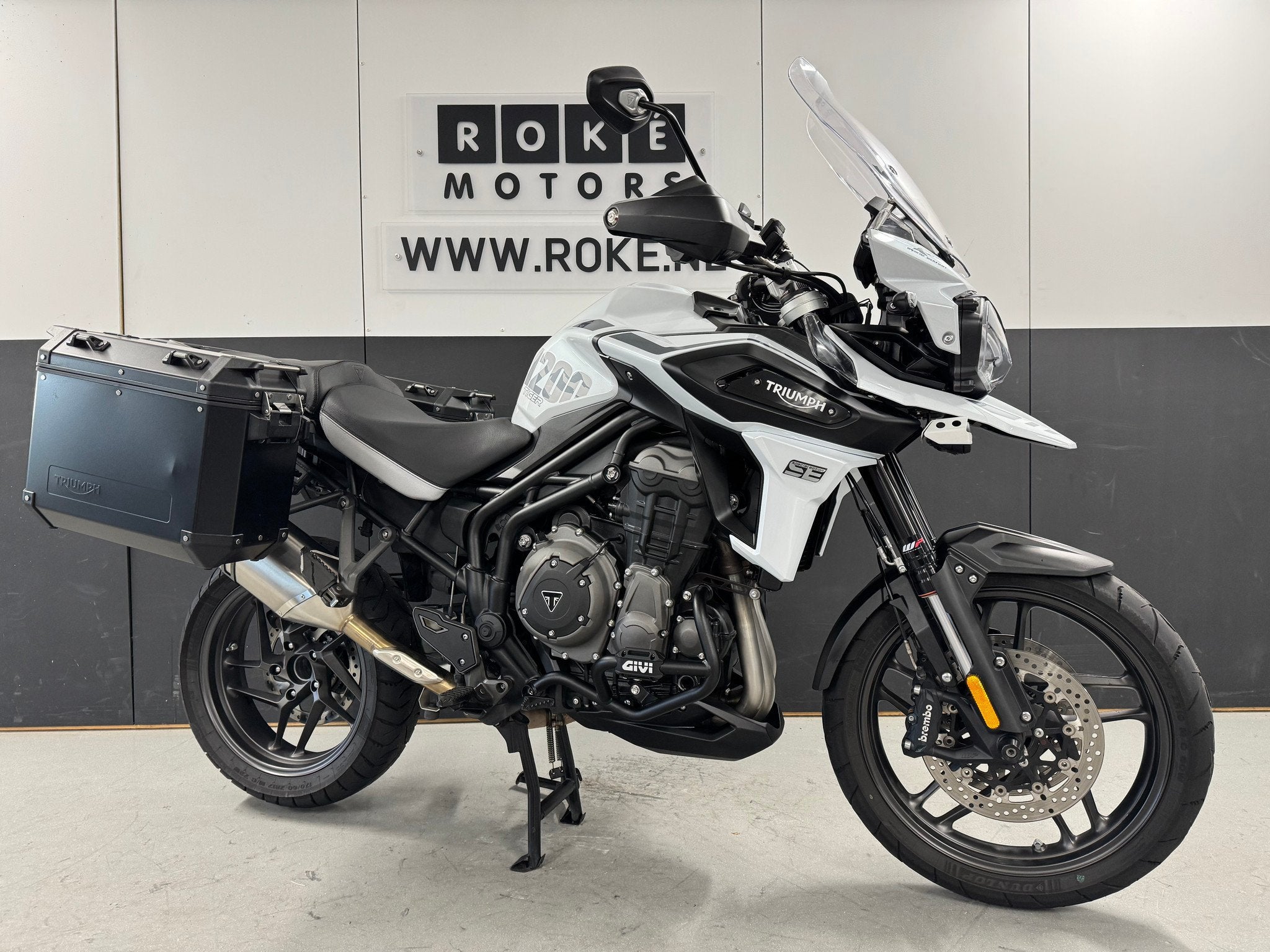 Triumph TIGER 1200 ALPINE EDITION (bj 2021), Motoren, Toermotor, 1200 cc, Gebruikt, Bedrijf