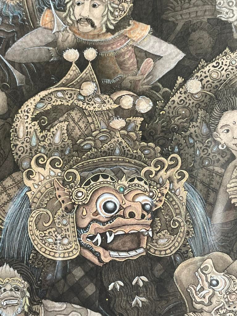Kunstwerk uit Bali, Ophalen of Verzenden