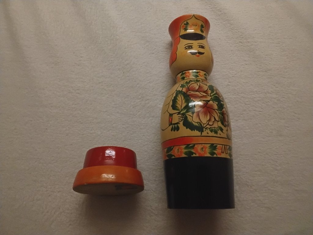 Russische matroesjka flessenhouder, Antiek en Kunst, Ophalen of Verzenden