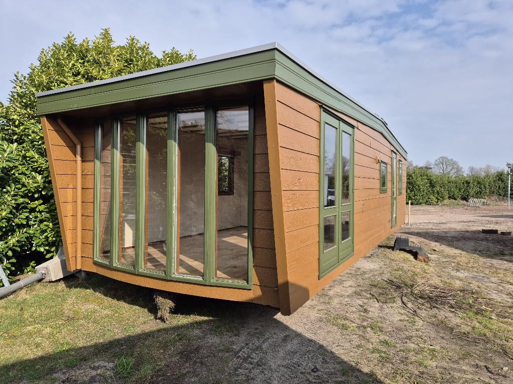 CHALET MET 2 SLAAPKAMERS, Caravans en Kamperen, Stacaravans, tot en met 2, Verzenden