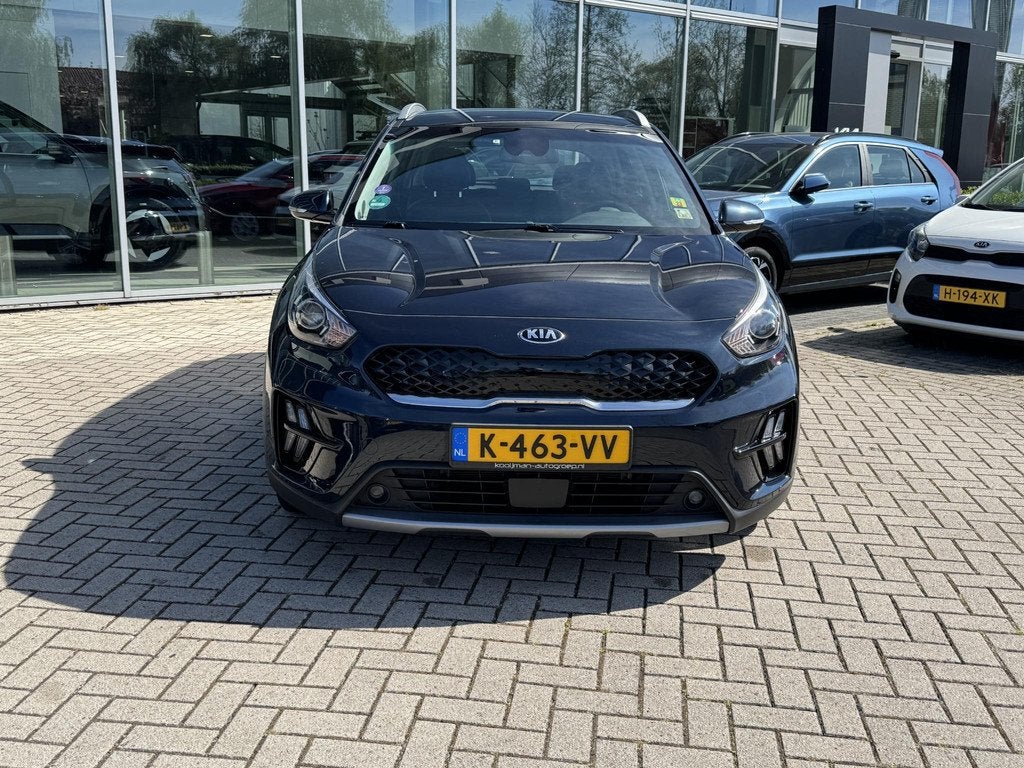 Kia Niro 1.6 GDi Hybrid DynamicLine Nav|Camera|Cruise contro, Auto's, Kia, Gebruikt, Euro 6, 2 kWh, Blauw