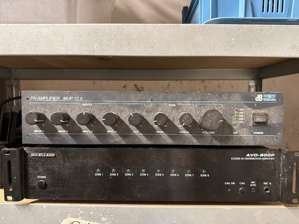 PA versterkers dB Technologies + McLelland, Ophalen, Gebruikt, Minder dan 500 watt, P.A.