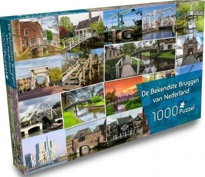 TFF - De Bekendste Bruggen van Nederland -1000 st.AANBIEDING, Hobby en Vrije tijd, Ophalen of Verzenden, 500 t/m 1500 stukjes