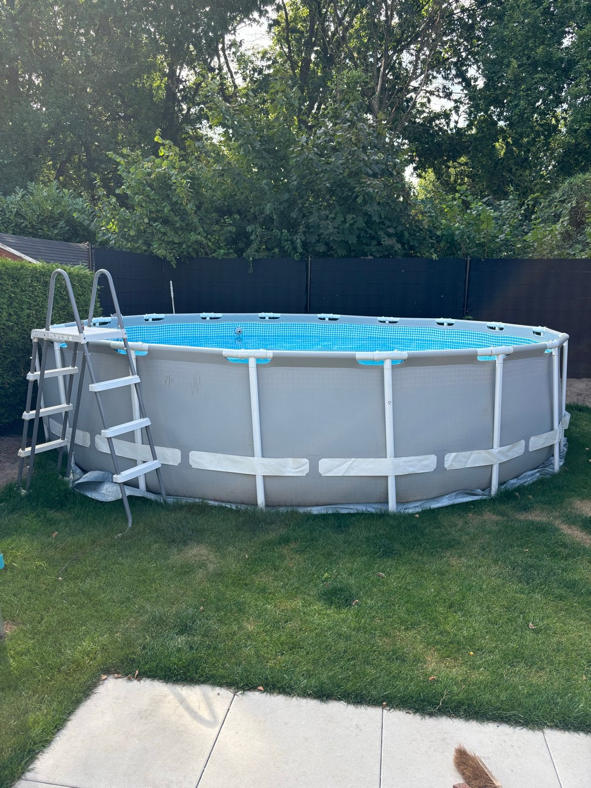 Intex zwembad 1,22m hoog, Gebruikt, Rond, 300 cm of meer, Ophalen