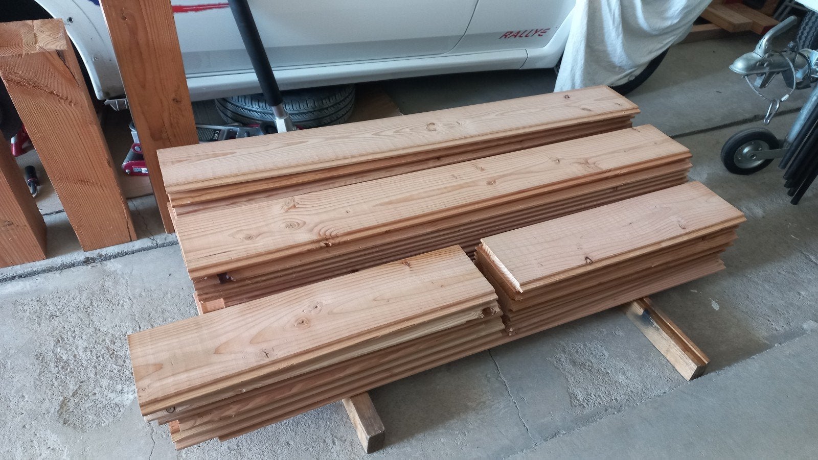 Partijtje Douglas hout, Tuin en Terras, Terrasdelen en Vlonders, Hout, Ophalen