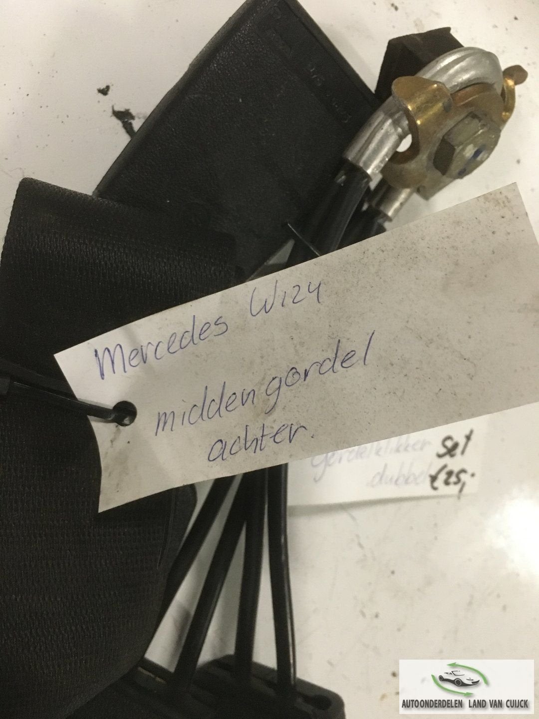 Mercedes W124 1986 Gordel set achter, Auto-onderdelen, Gebruikt, -, -, Ophalen of Verzenden