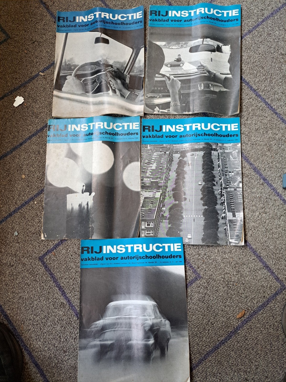 Vakblad Rijinstructie 1966 - Voor Rijschoolhouders, Ophalen of Verzenden, Gelezen, Algemeen