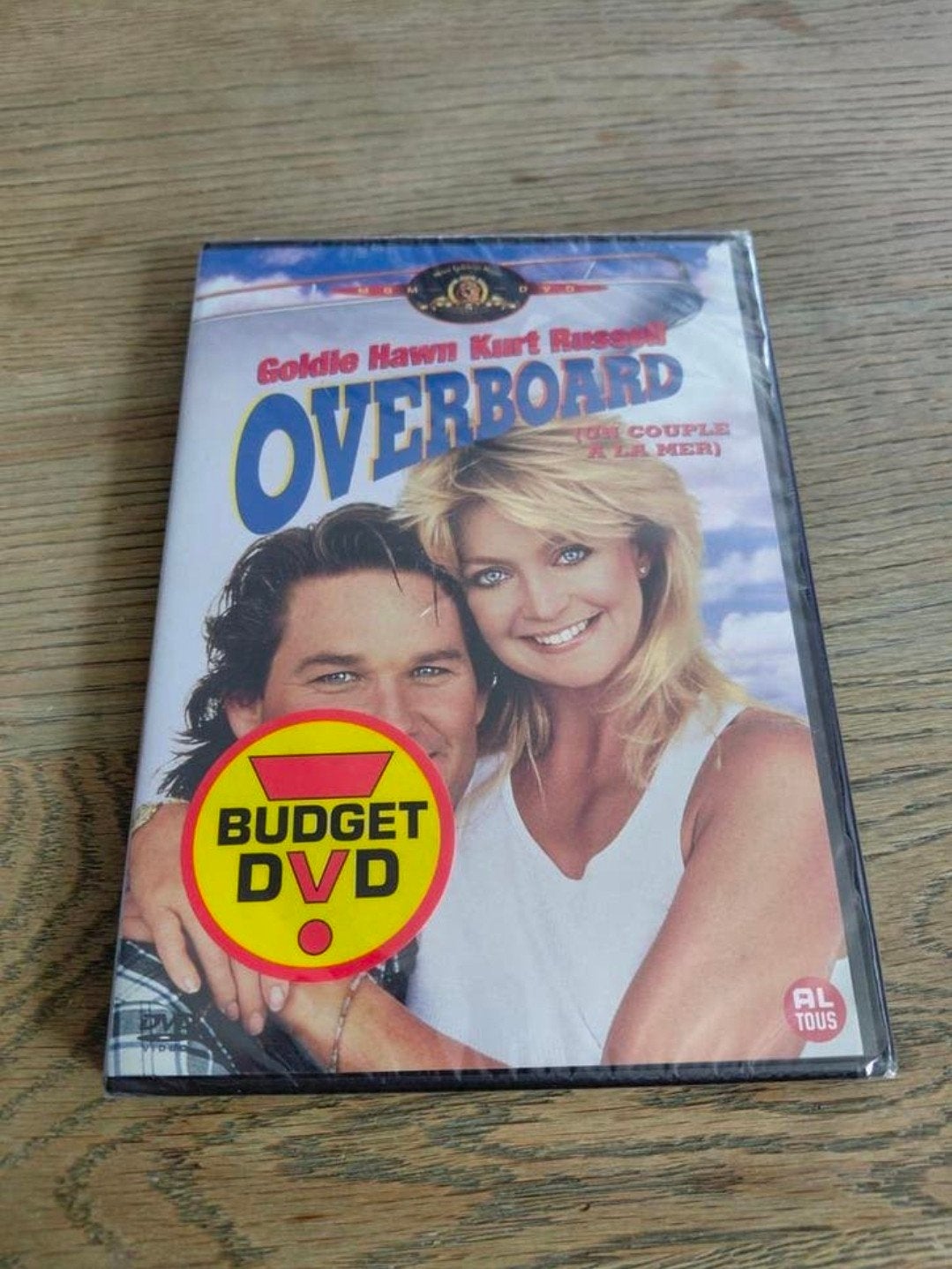 Overboard dvd. Kurt Russell. Goldie Hawn. NIEUW IN SEAL., Engels, Alle leeftijden, Nederlands, Romantische komedie