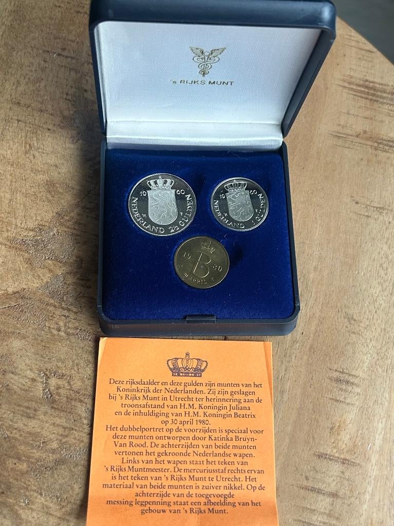 Gulden munten set, Postzegels en Munten, Munten | Nederland, Ophalen of Verzenden, Koningin Beatrix