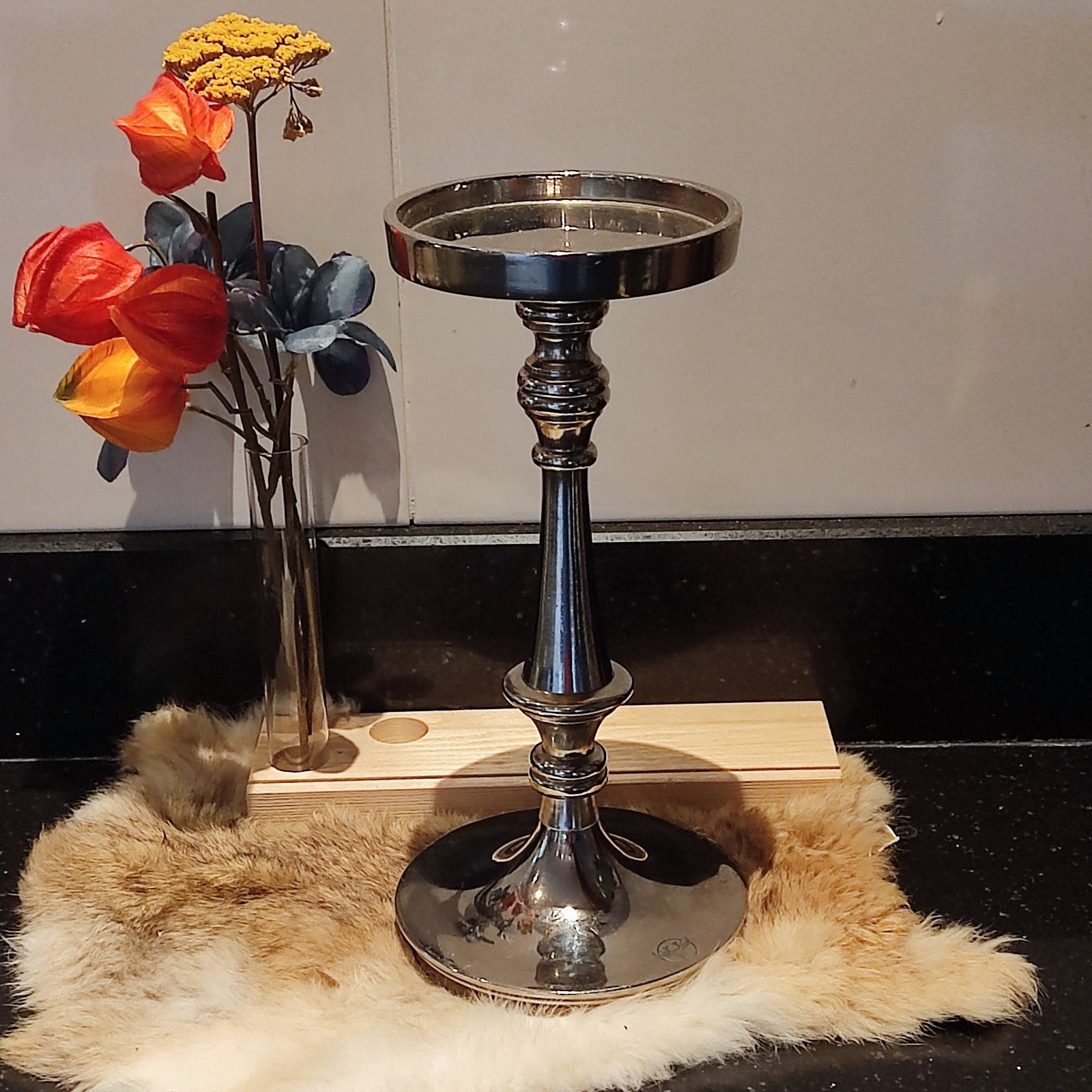 Klassieke Rivièra Maison Kandelaar (RM L’Hotel) zilver all., Ophalen of Verzenden