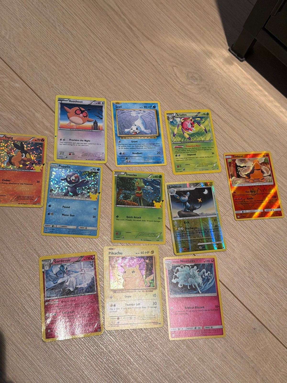 13 Echte Pokémon kaarten - Diverse soorten, Ophalen of Verzenden, Meerdere kaarten