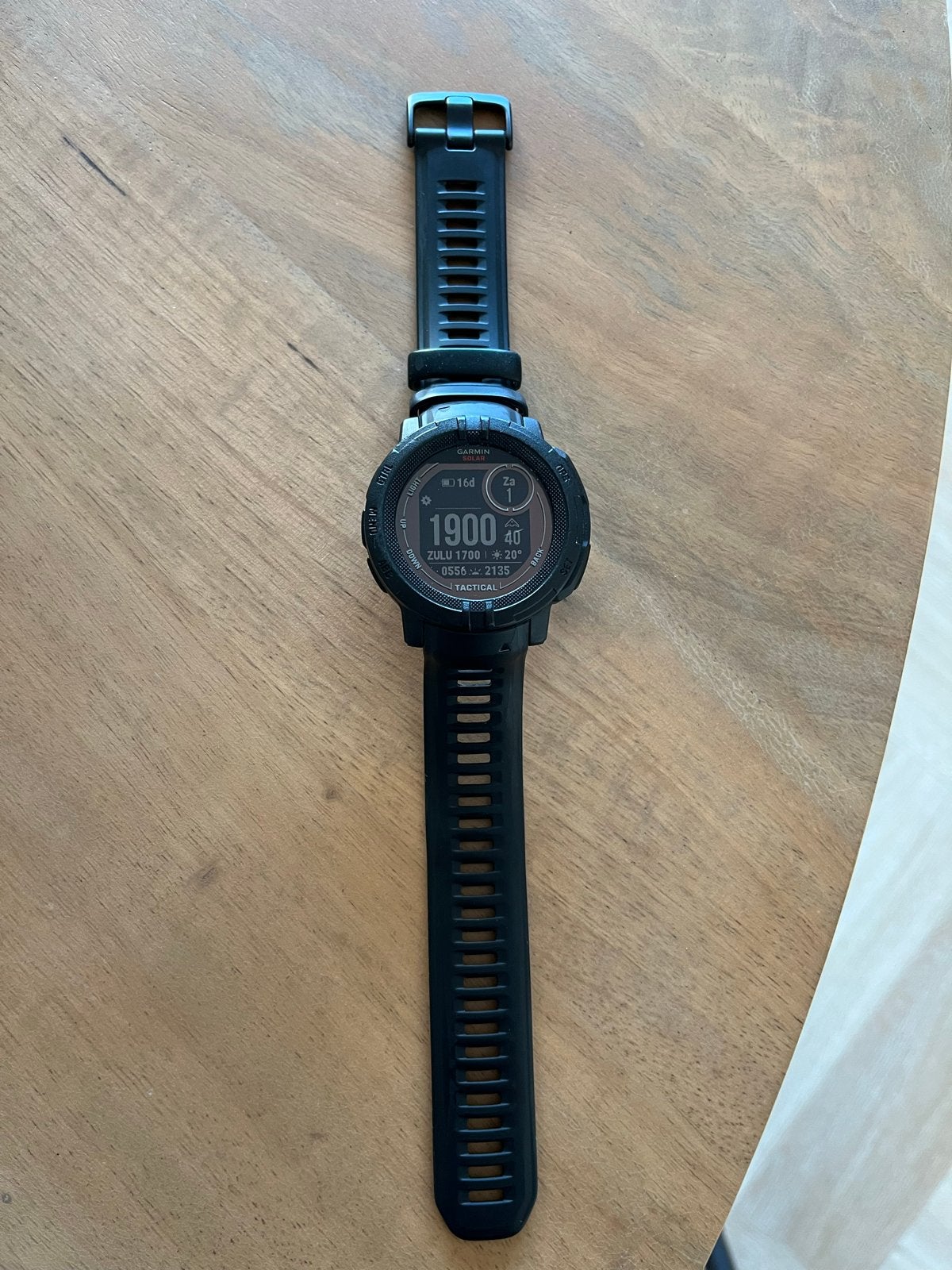 Garmin Instinct 2 Solar Tactical Edition Zwart, Afstand, Verzenden, Zwart, Zo goed als nieuw