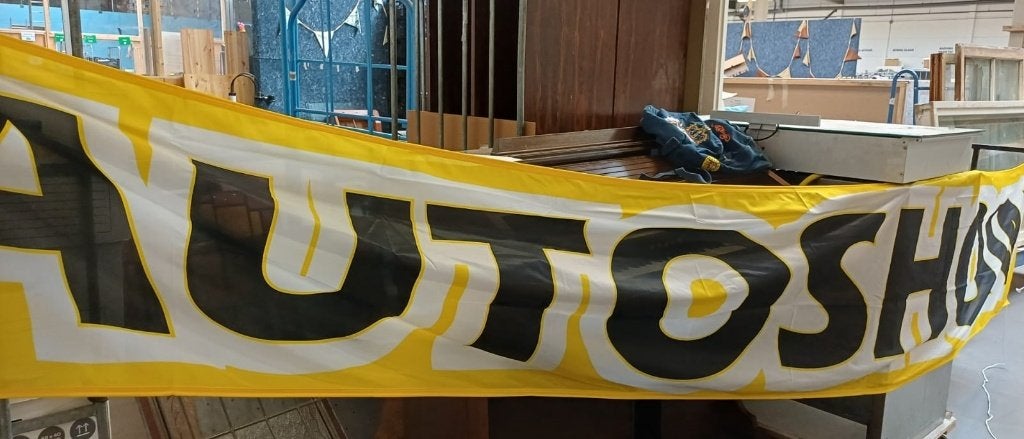 Vlag - Autoshow, Ophalen of Verzenden, Nieuw