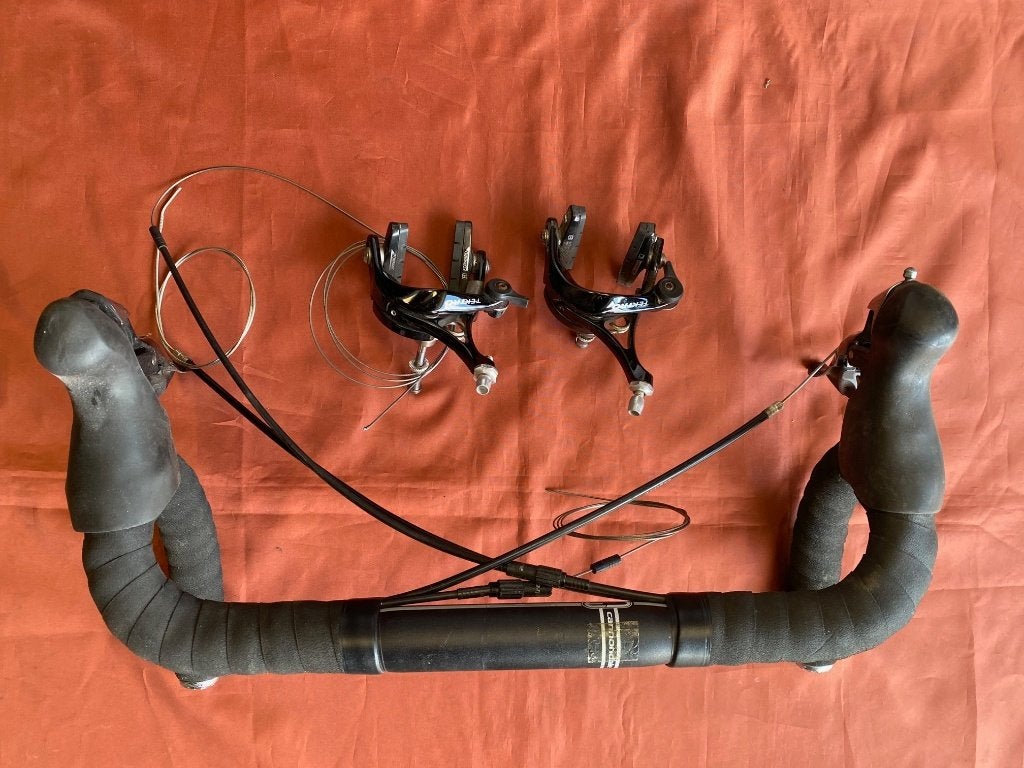 Cannondale Racefiets Stuur met Shimano 105 Shifters vanaf 65, Fietsen en Brommers, Gebruikt, Stuur, Ophalen of Verzenden, Cannondale
