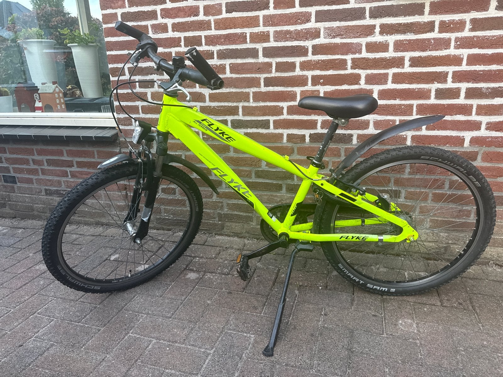 Flyke kinderfiets 24 inch, Gebruikt, Velgrem, Versnellingen, Minder dan 49 cm