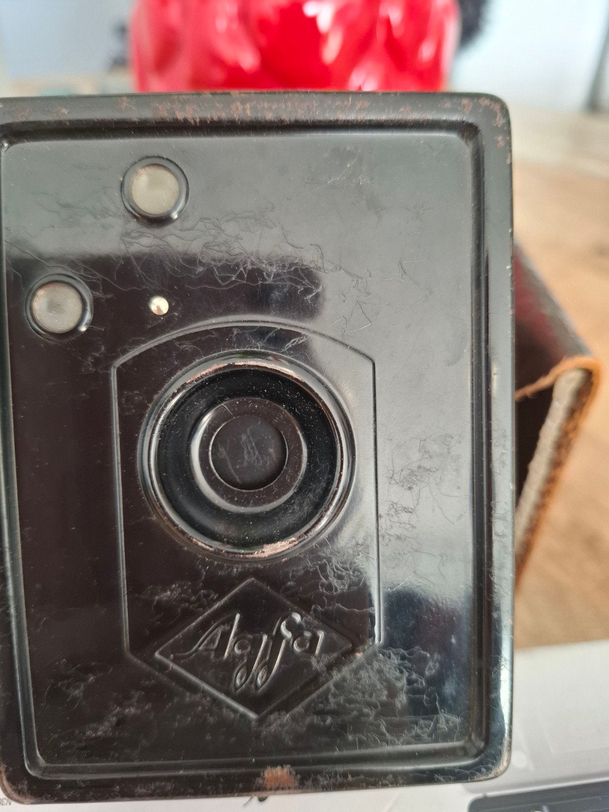 Te koop oude agfa fototoestel, Verzamelen, Fotografica en Filmapparatuur, Ophalen, 1940 tot 1960, Fototoestel