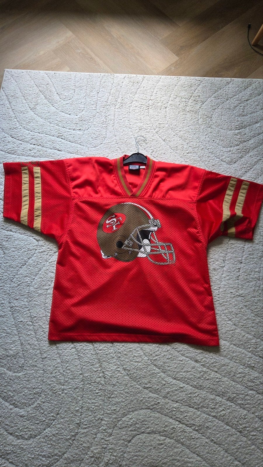 Nfl jersey campri | vintage y2k, Maat 52/54 (L), Blauw, Ophalen of Verzenden, Zo goed als nieuw