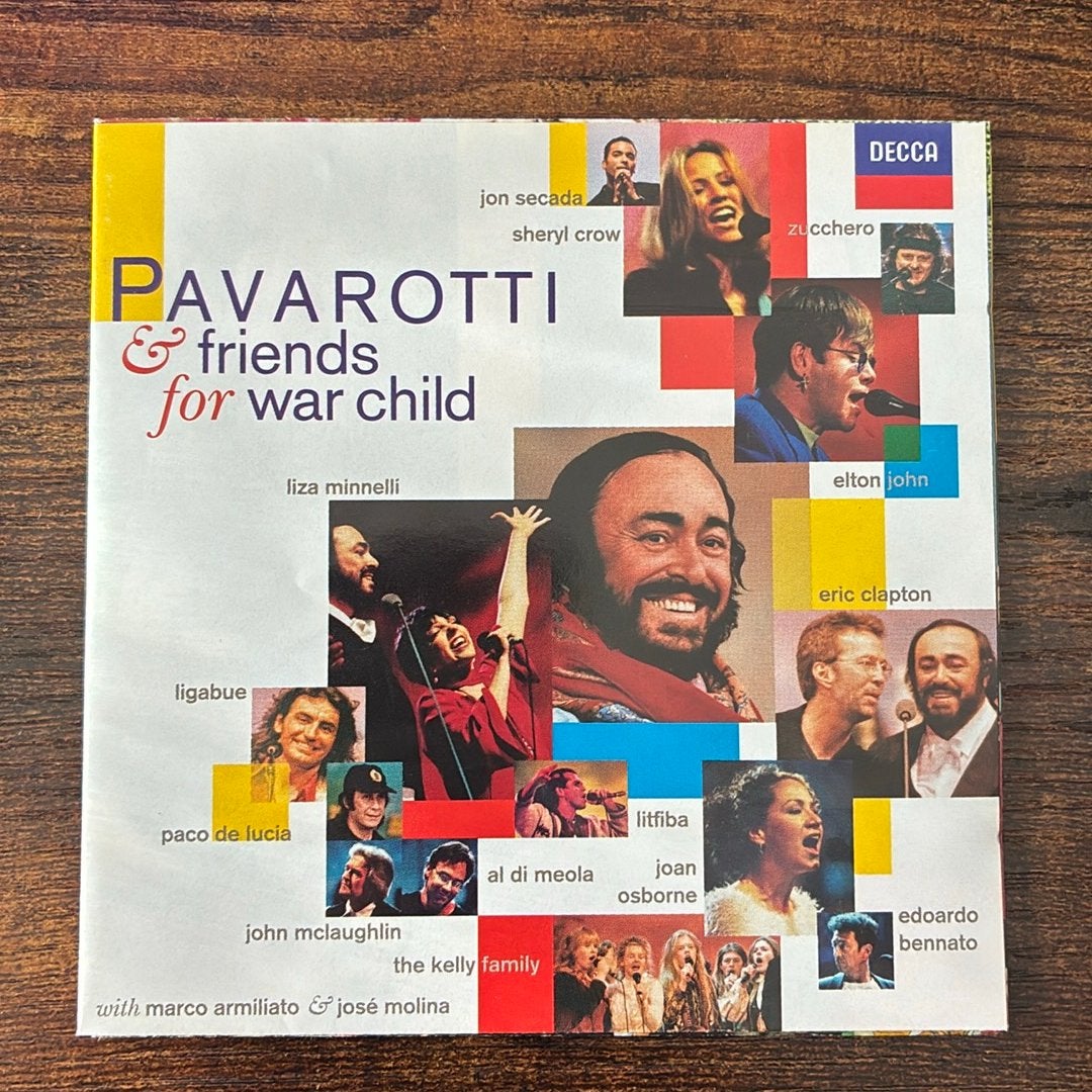 CD Pavarotti & Friends - For War Child, Cd's en Dvd's, Gebruikt, Inclusief doosje, Overige typen, Ophalen of Verzenden