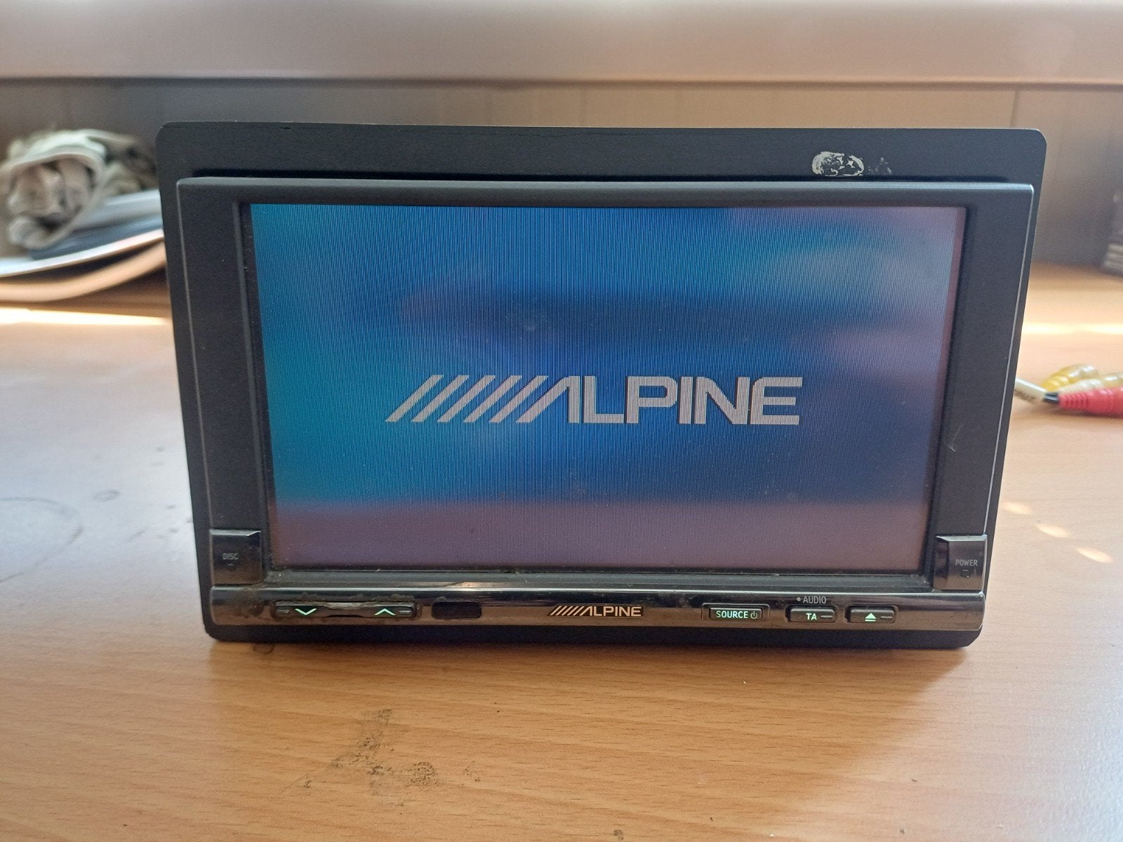 Alpine IVA-W202R dubbeldin radio, Ophalen of Verzenden, Gebruikt