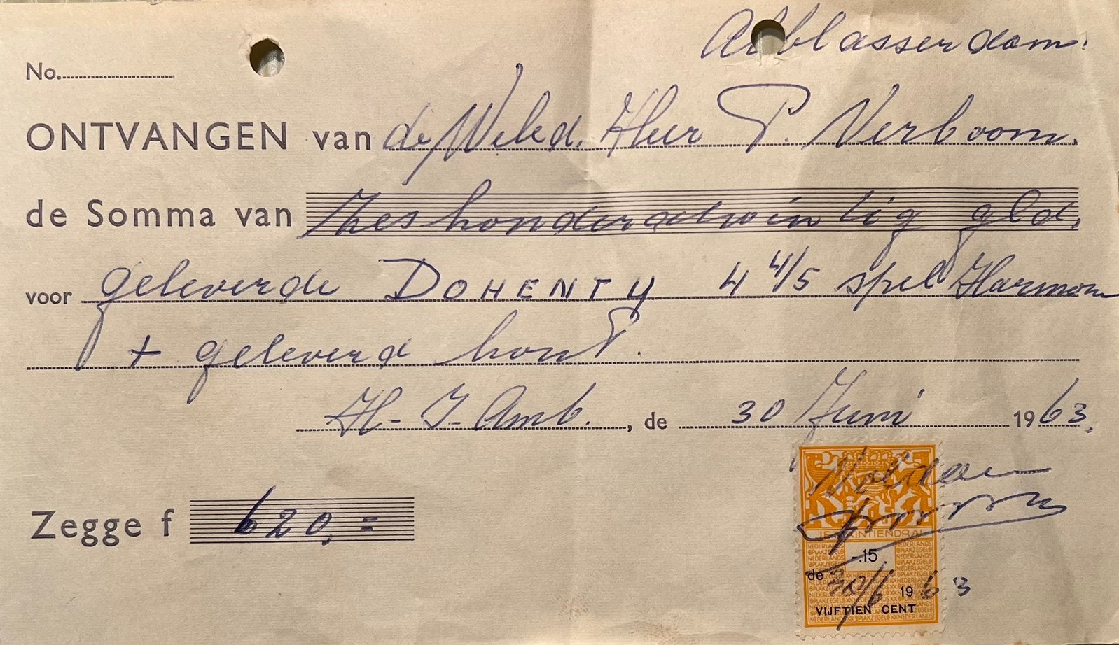 Orgel Harmonium te koop, Ophalen, Overige typen