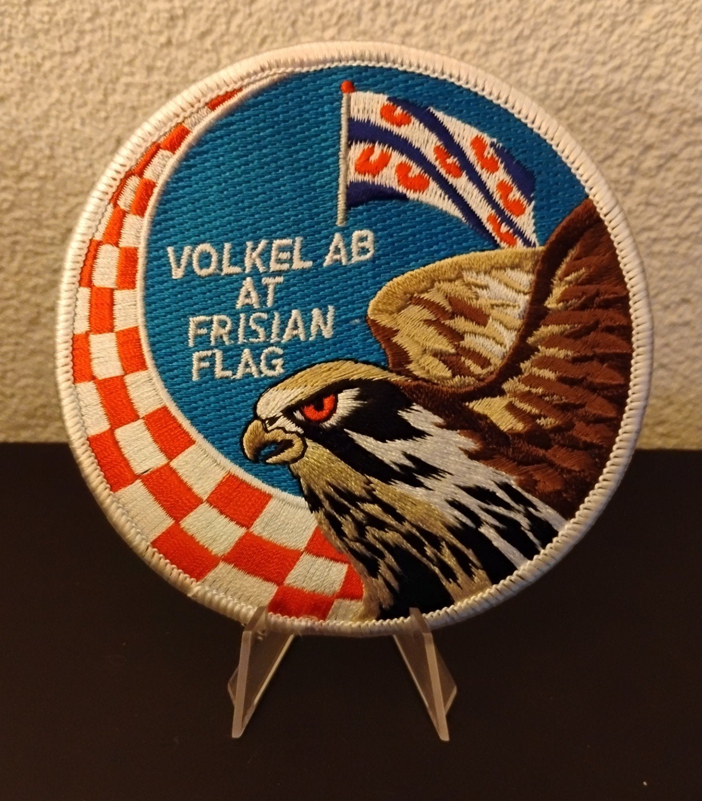 Patch - RNLAF - Volkel At Frisian Flag F-16 Fighting Falcon, Verzenden, Zo goed als nieuw, Patch, Badge of Embleem