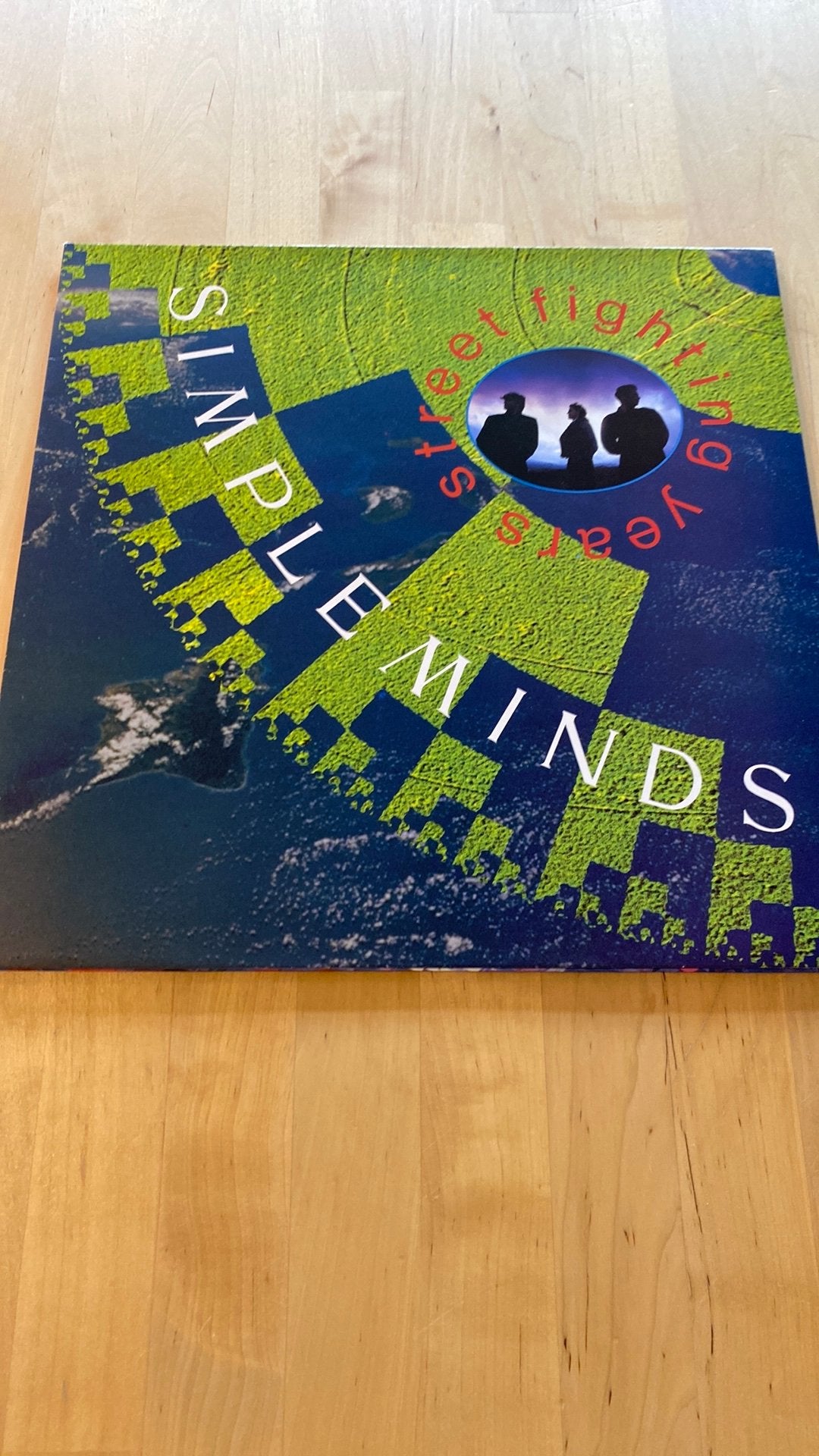 Vinyl lp Simple Minds - Street fighting years, Ophalen of Verzenden, Zo goed als nieuw, 12 inch