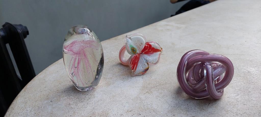 Set van 3 murano glas. Ook apart te koop, Ophalen of Verzenden
