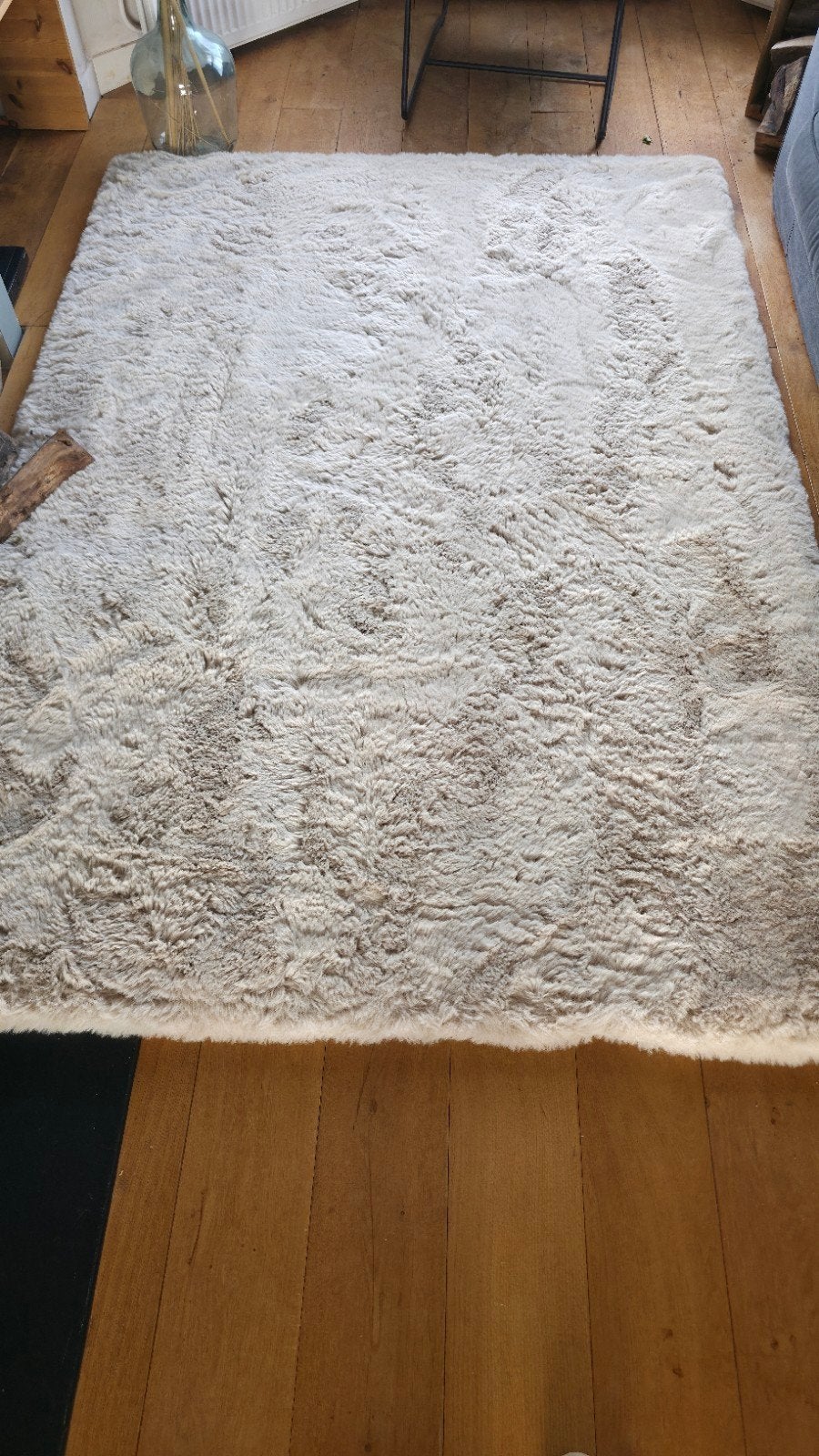 Super zacht wit vloerkleed, Ophalen, 100 tot 150 cm, Wit, 200 cm of meer