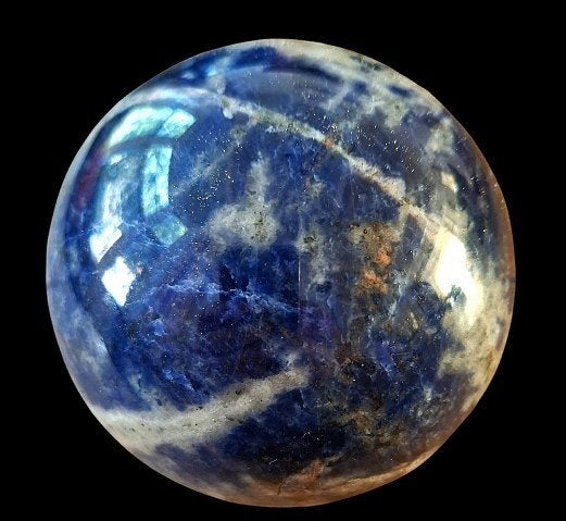 Prachtige grote koningsblauwe Sodaliet, Ophalen of Verzenden, Mineraal