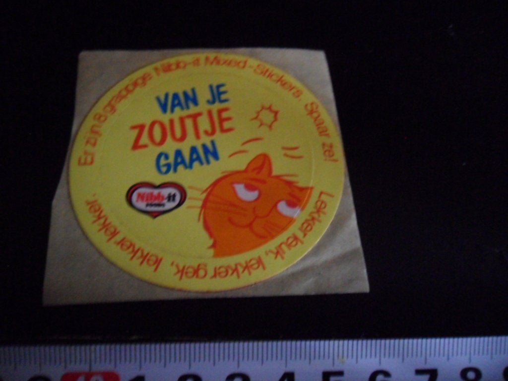 sticker NIBB-IT Foods  Van je zoutje gaan, Ophalen, Zo goed als nieuw
