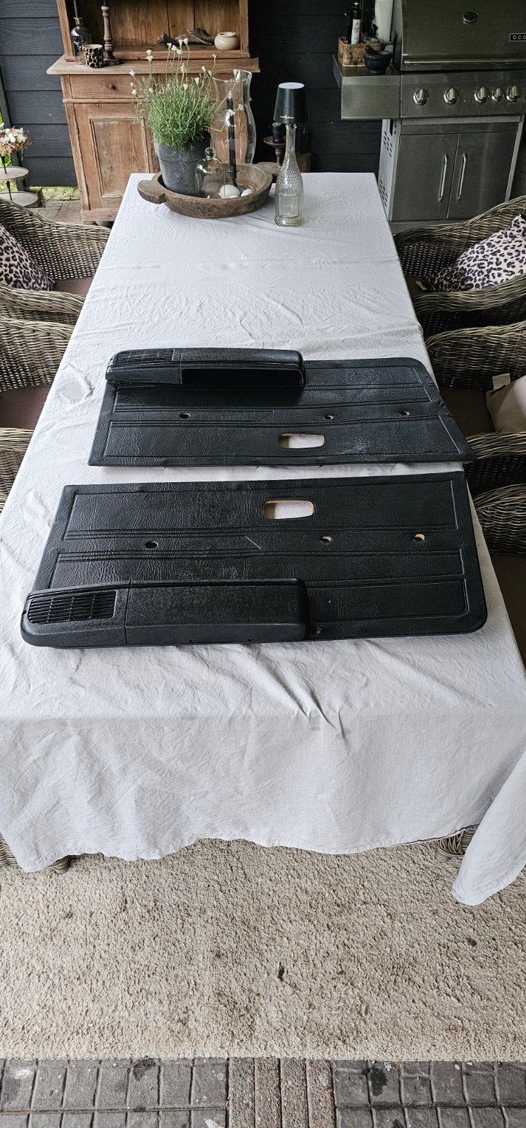 Nette deurplaten inkl kaartenbak met pioneer speakers, Ophalen of Verzenden