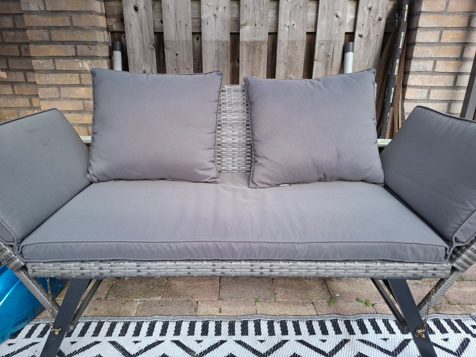 Tuinbank 2 in 1, Tuin en Terras, Tuinmeubel-accessoires, Ophalen