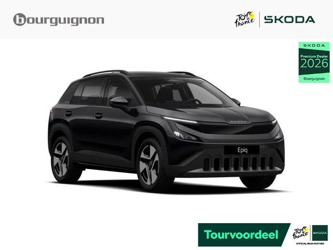 Skoda Epiq Business Launch Edition 55 | 211PK | Achteruitrij, Auto's, Skoda, Overige modellen, Zwart, 56 kWh, Nieuw