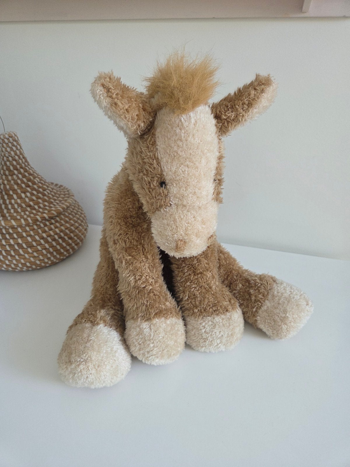 Vintage Happy Horse Paarden Knuffel XL met geluid., Paard, Overige karakters, Happy Horse, Ophalen of Verzenden