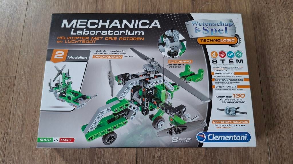 Clementoni Mechanica Helikopter & Luchtboot, Ophalen of Verzenden, Nieuw, Overige merken