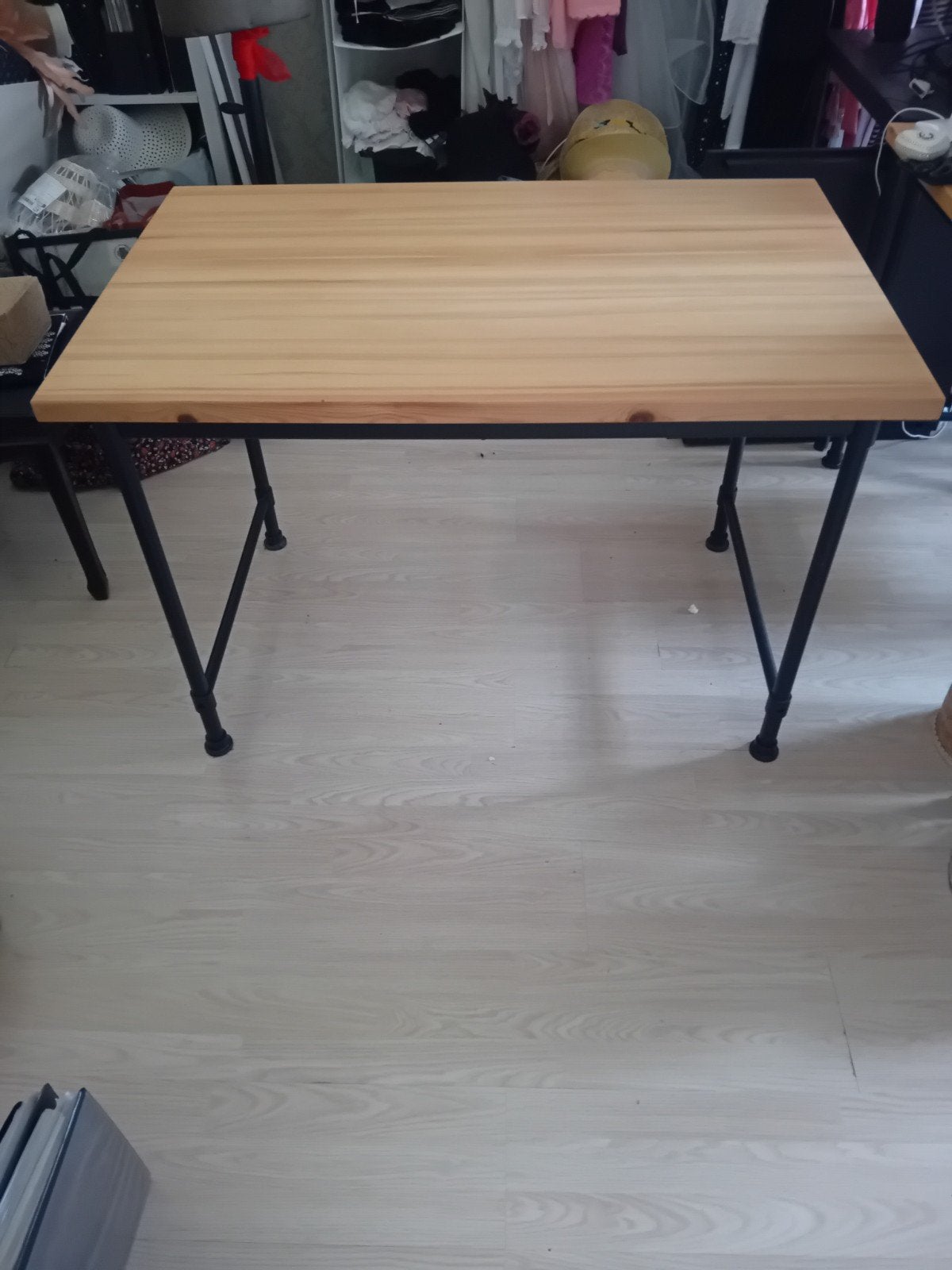 Bureau grenen, 110x70, ikea (kullaberg), Ophalen, Gebruikt, 110 cm, Hout