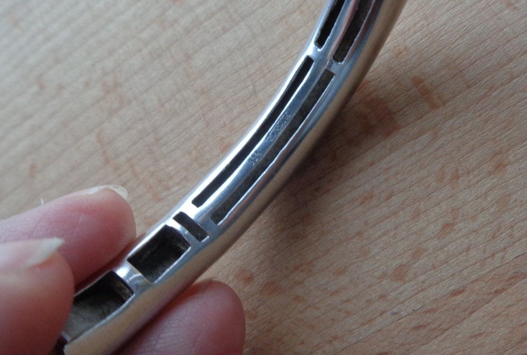 zilveren zware klem armband TiSento [371], Verzenden, Zo goed als nieuw, Met edelsteen, Zilver