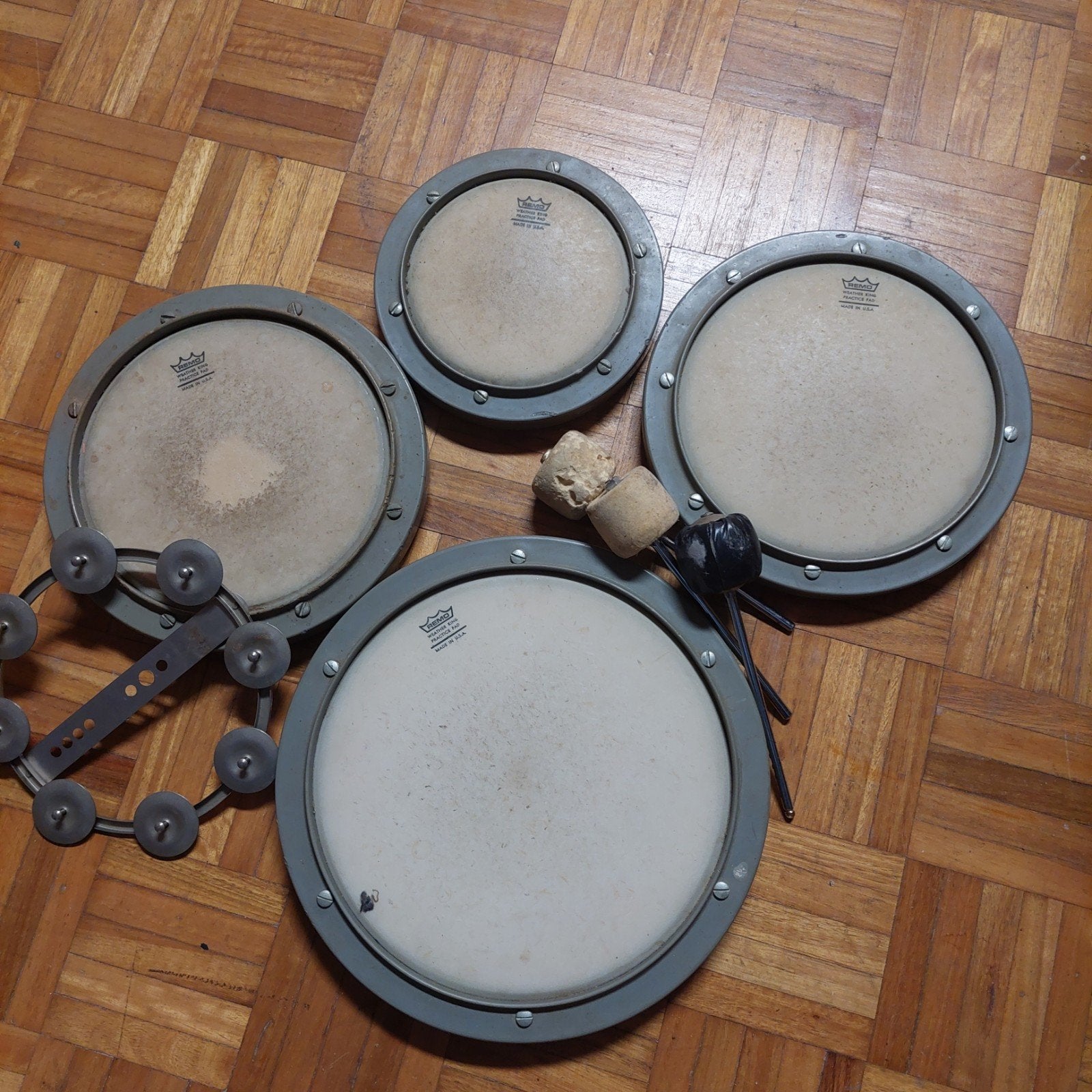 vintage remo weather King pads, Ophalen of Verzenden, Gebruikt, Overige merken