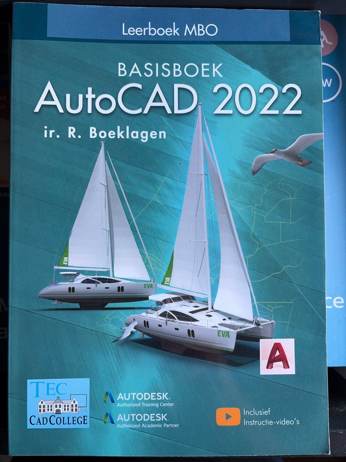 AutoCAD 2022 Basisboek MBO 9789492250445, Ophalen of Verzenden, Beta, Zo goed als nieuw, MBO